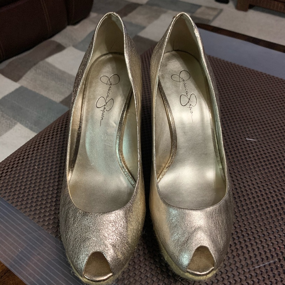Gold heels